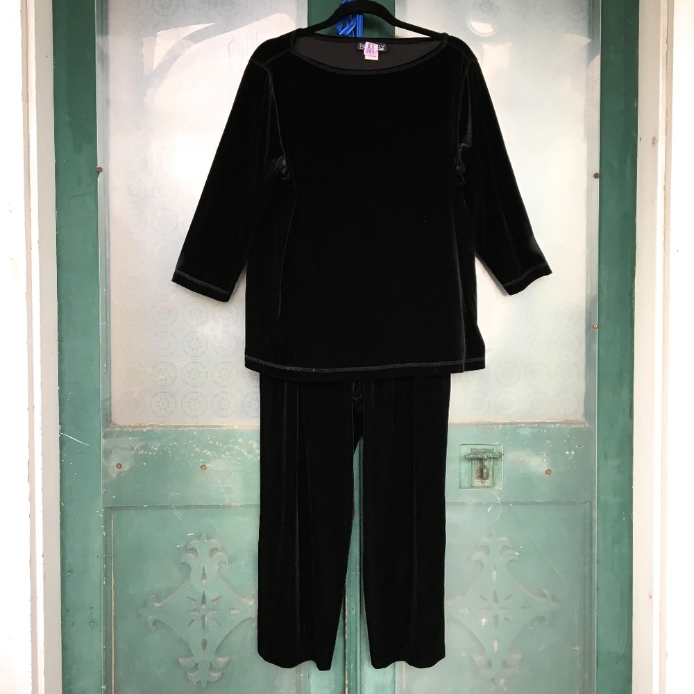 Velour Pullover and Pants